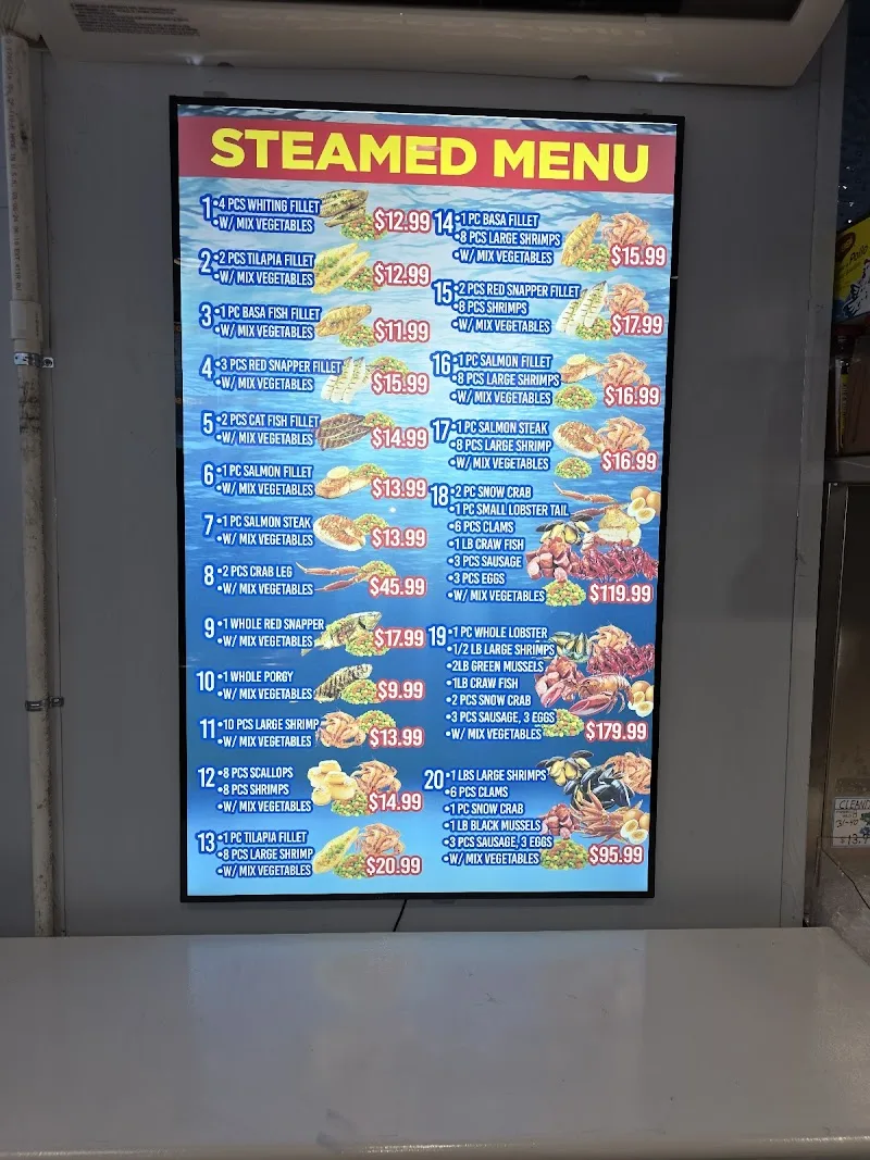 Golden Catch Fish Market food